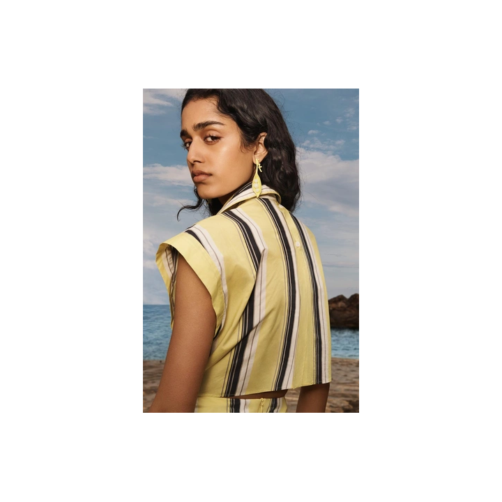 LIMITED EDITION STRIPED PUFF DRESS