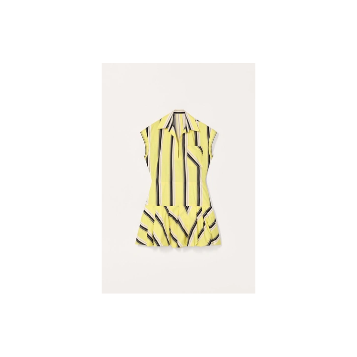 LIMITED EDITION STRIPED PUFF DRESS