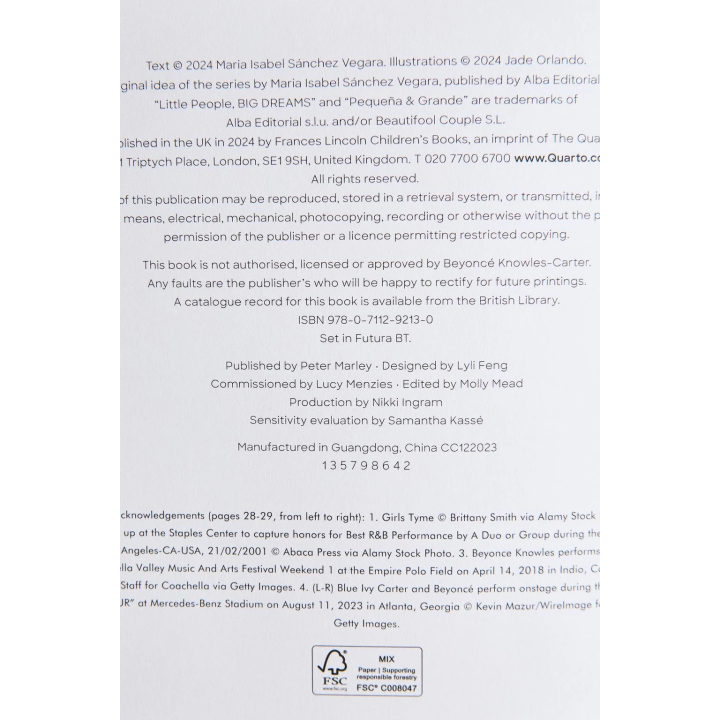 Детская книга о бейонсе