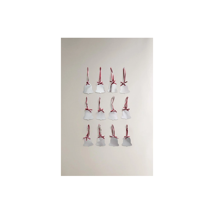 PACK OF CHRISTMAS BELL GIFT TAGS (PACK OF 12)