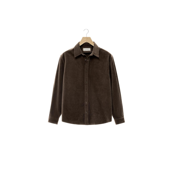 РУБАШКА RELAXED FIT ИЗ ВЕЛЬВЕТА