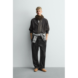 Брюки из вельвета с декоративной отделкой x sr_a