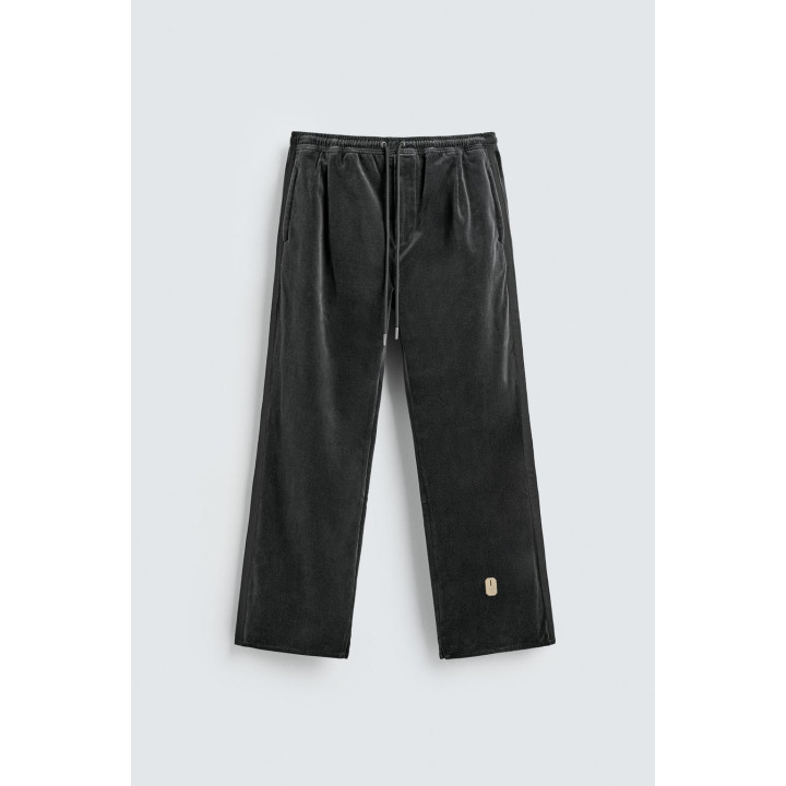 Брюки из вельвета с декоративной отделкой x sr_a