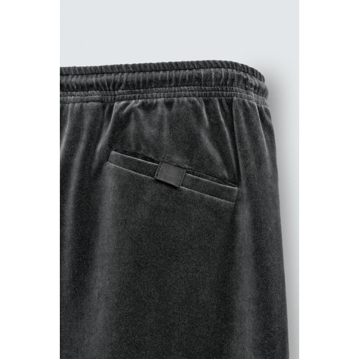 Брюки из вельвета с декоративной отделкой x sr_a