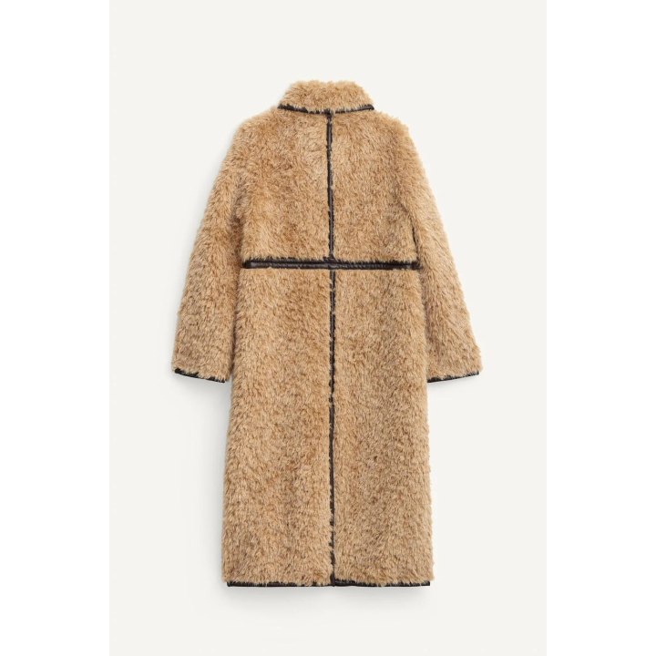 LONG FAUX SHEARLING COAT - LIMITED EDITION