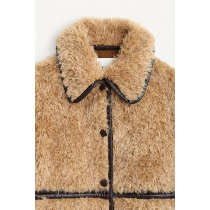 LONG FAUX SHEARLING COAT - LIMITED EDITION