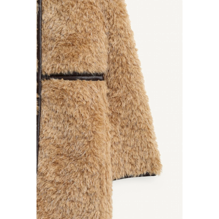 LONG FAUX SHEARLING COAT - LIMITED EDITION