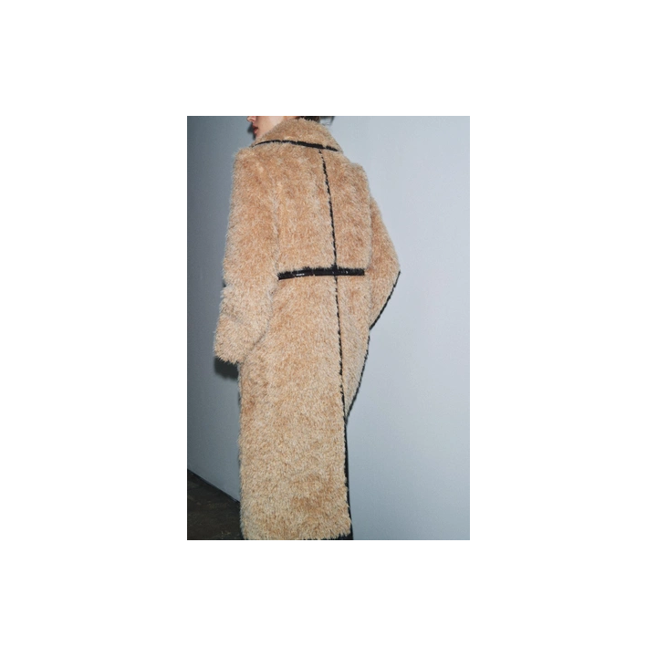 LONG FAUX SHEARLING COAT - LIMITED EDITION