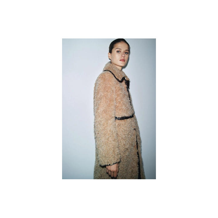 LONG FAUX SHEARLING COAT - LIMITED EDITION