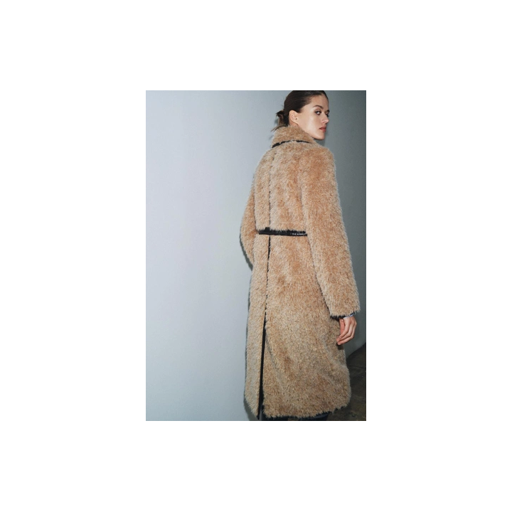 LONG FAUX SHEARLING COAT - LIMITED EDITION