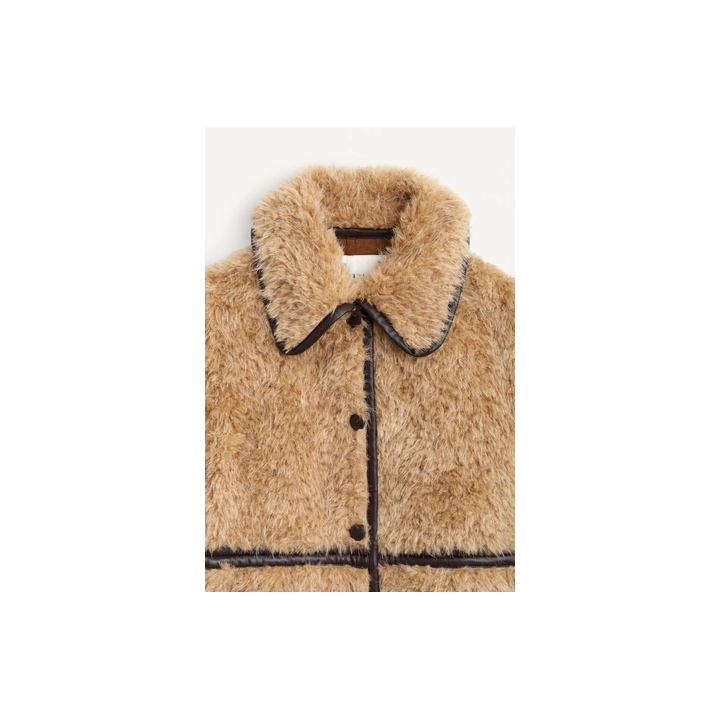 LONG FAUX SHEARLING COAT - LIMITED EDITION