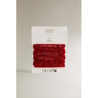 Металлическая лента для упаковки подарков на рождество