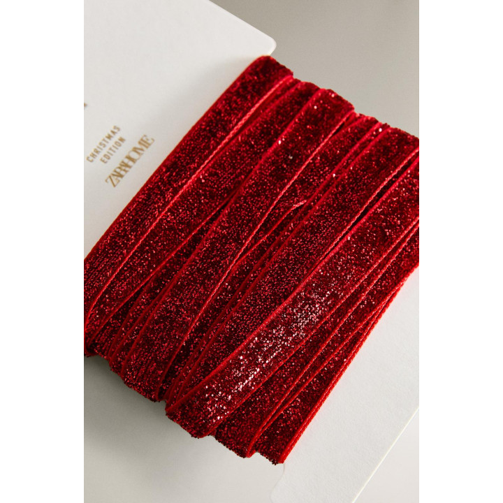 Металлическая лента для упаковки подарков на рождество