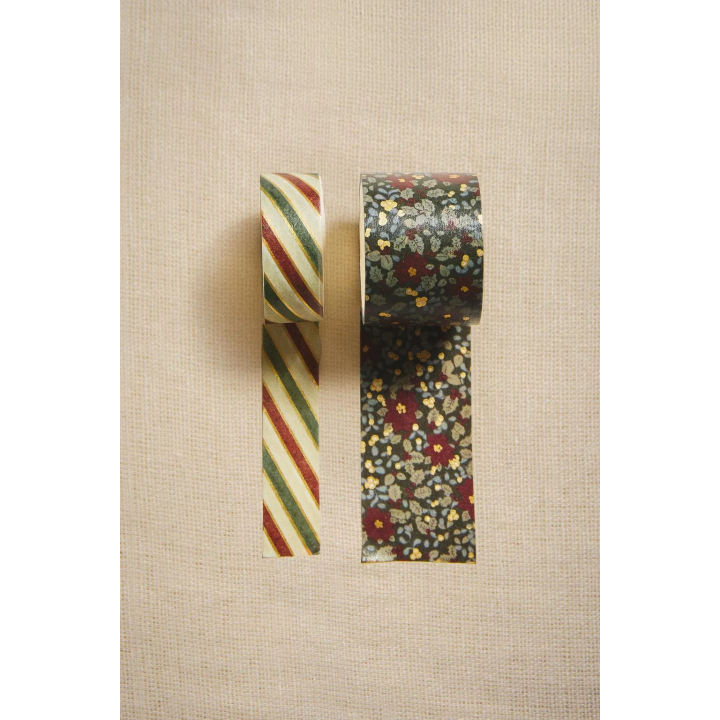 SET OF ADHESIVE CHRISTMAS TAPES (SET OF 2)
