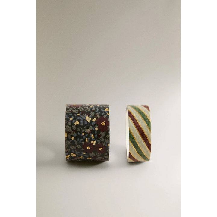 SET OF ADHESIVE CHRISTMAS TAPES (SET OF 2)
