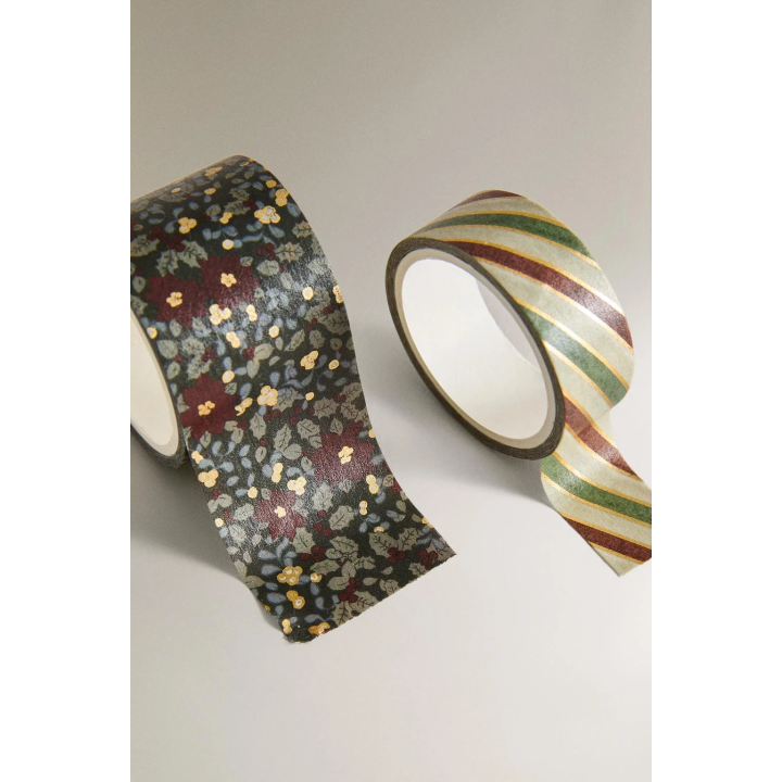 SET OF ADHESIVE CHRISTMAS TAPES (SET OF 2)