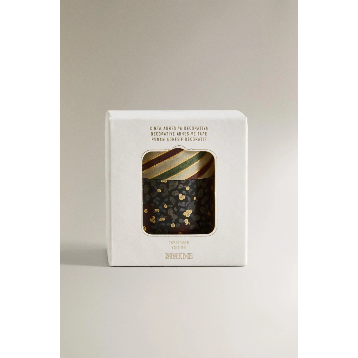 SET OF ADHESIVE CHRISTMAS TAPES (SET OF 2)