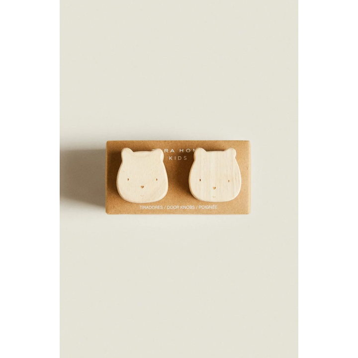 PACK OF CHILDREN'S BEAR DOOR KNOBS (PACK OF 2)