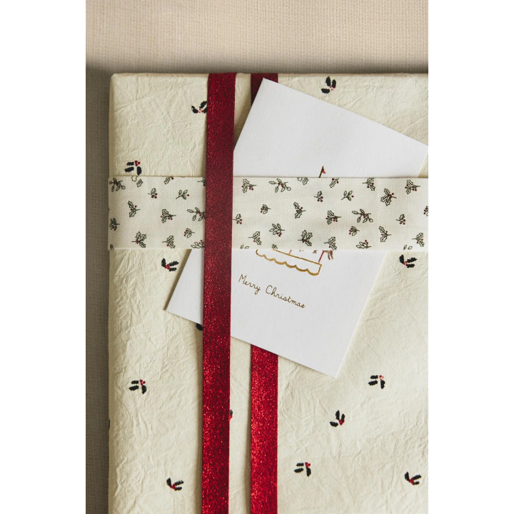 PACK OF CHRISTMAS LEAF RIBBONS (PACK OF 2)