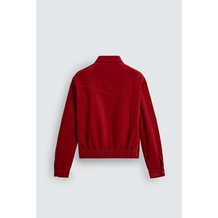 КУРТКА-РУБАШКА BOXY FIT ИЗ ВЕЛЬВЕТА