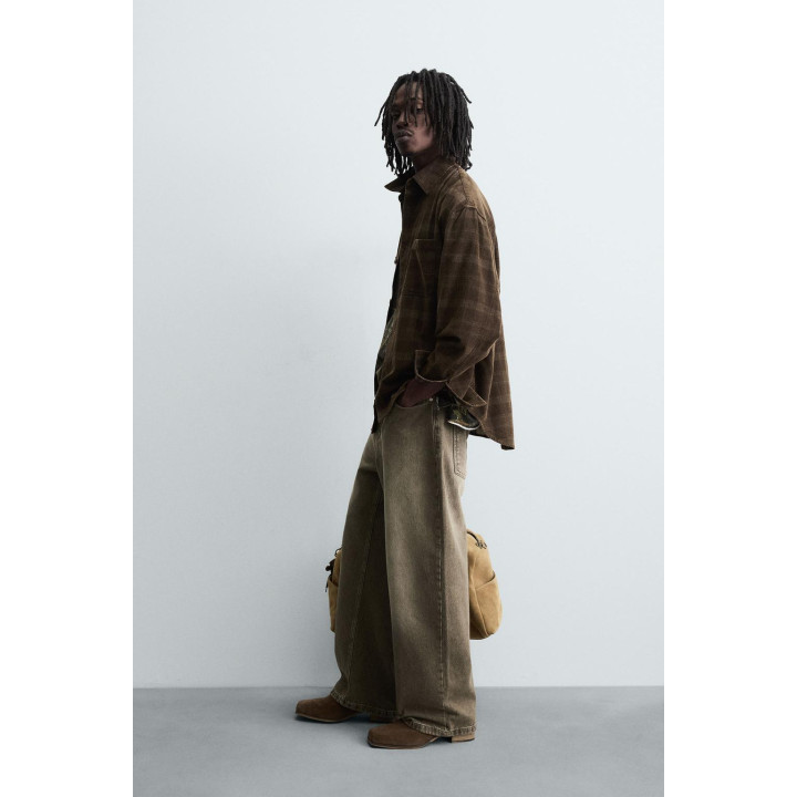 РУБАШКА ВЕЛЬВЕТОВАЯ В КЛЕТКУ