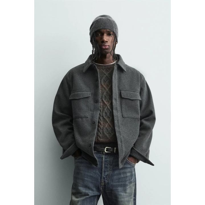 КУРТКА-РУБАШКА ИЗ САРЖИ WATER REPELLENT