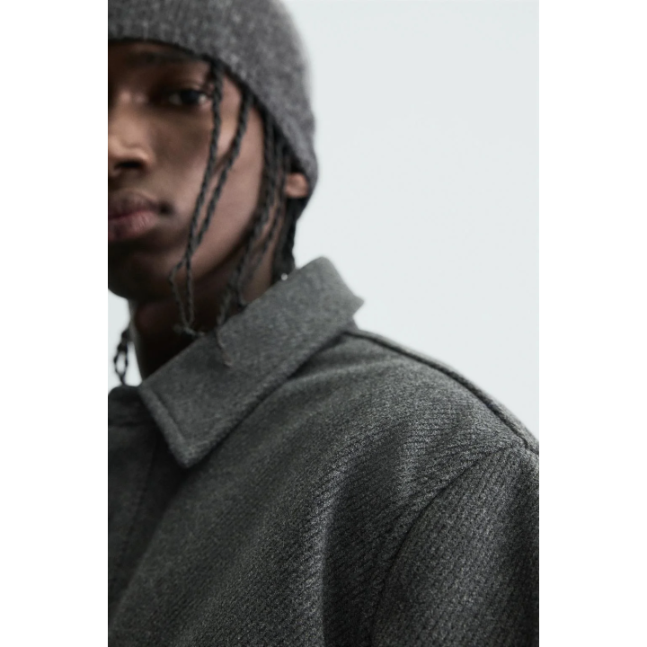 КУРТКА-РУБАШКА ИЗ САРЖИ WATER REPELLENT