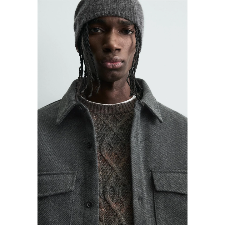 КУРТКА-РУБАШКА ИЗ САРЖИ WATER REPELLENT