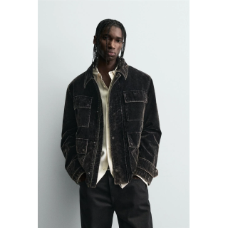 ФЛОКИРОВАННАЯ БАРХАТНАЯ КУРТКА