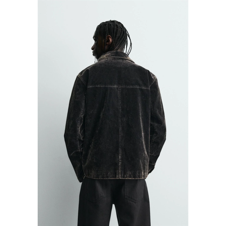 ФЛОКИРОВАННАЯ БАРХАТНАЯ КУРТКА