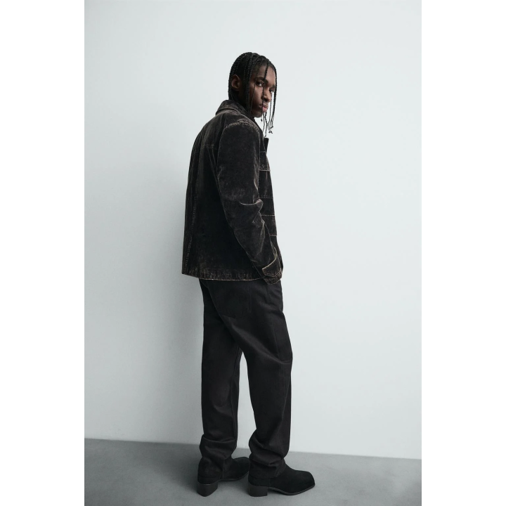 ФЛОКИРОВАННАЯ БАРХАТНАЯ КУРТКА