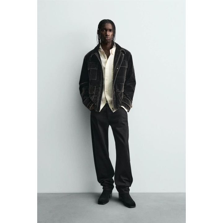 ФЛОКИРОВАННАЯ БАРХАТНАЯ КУРТКА