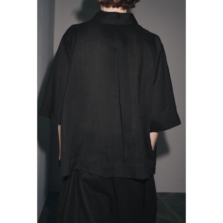 РУБАШКА ИЗ СМЕСОВОЙ ТКАНИ РАМИ ZW