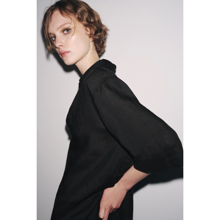 РУБАШКА ИЗ СМЕСОВОЙ ТКАНИ РАМИ ZW