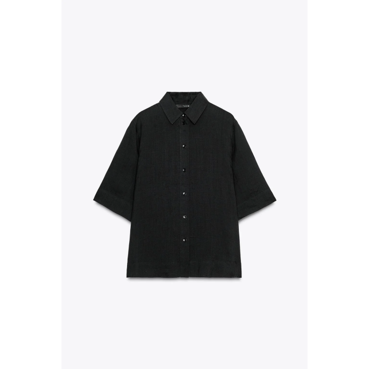 РУБАШКА ИЗ СМЕСОВОЙ ТКАНИ РАМИ ZW