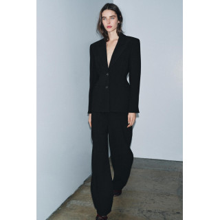 БЛЕЙЗЕР ОБЛЕГАЮЩЕГО КРОЯ С ДЕКОРАТИВНОЙ СТРОЧКОЙ — ZW COLLECTION