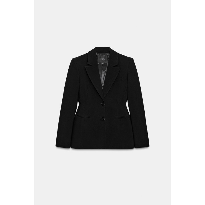 БЛЕЙЗЕР ОБЛЕГАЮЩЕГО КРОЯ С ДЕКОРАТИВНОЙ СТРОЧКОЙ — ZW COLLECTION