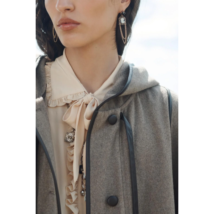 OVERSIZE WOOL BLEND CAPE LIMITED EDITION