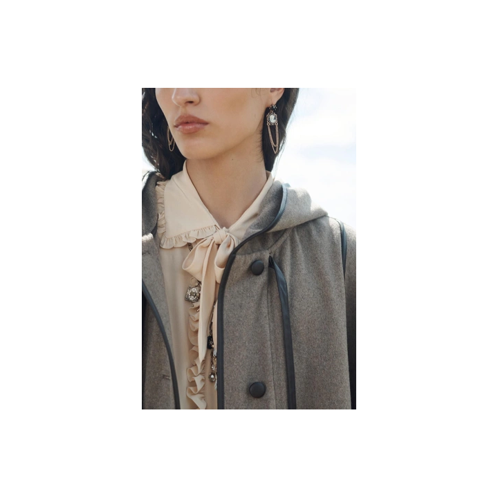 OVERSIZE WOOL BLEND CAPE LIMITED EDITION