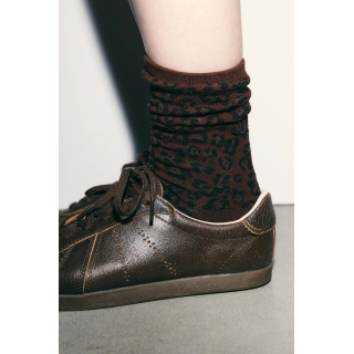 ЖАККАРДОВЫЕ НОСКИ С АНИМАЛИСТИЧЕСКИМ ПРИНТОМ