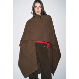 ДЛИННАЯ ТРИКОТАЖНАЯ НАКИДКА