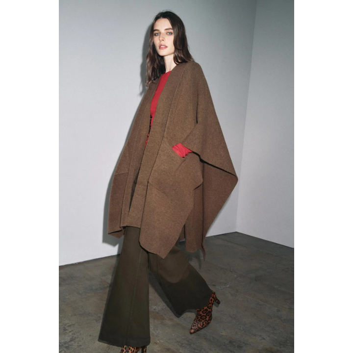 ДЛИННАЯ ТРИКОТАЖНАЯ НАКИДКА