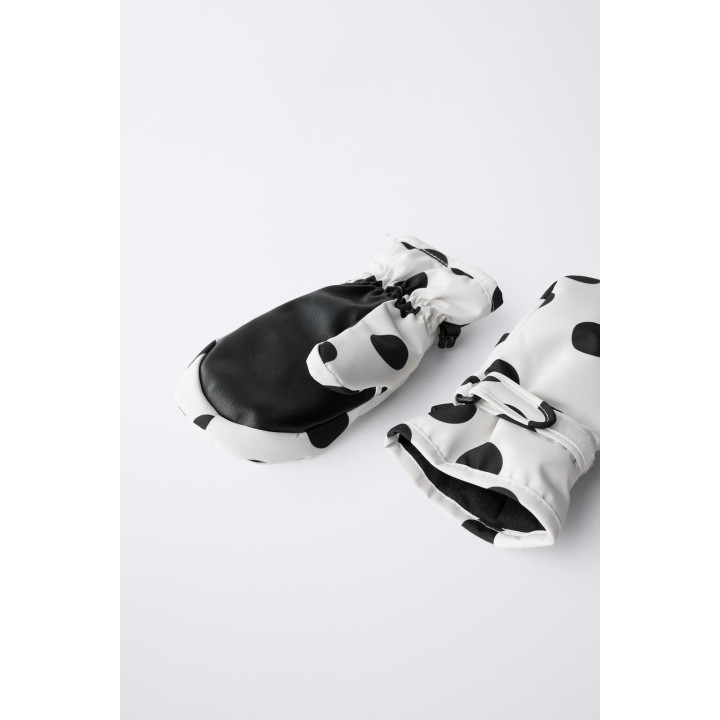 НЕЙЛОНОВЫЕ ВЕТРОЗАЩИТНЫЕ ВАРЕЖКИ В ГОРОШЕК