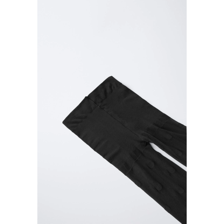 Колготки с микрофиброй в горошек