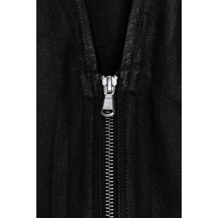 ДЖИНСОВЫЙ ЖИЛЕТ Z1975 С ЭФФЕКТОМ ВОЩЕНИЯ