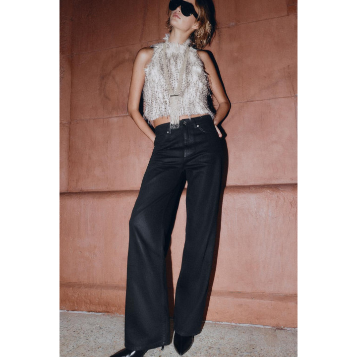 Джинсы z1975 regular fit с высокой посадкой и покрытием