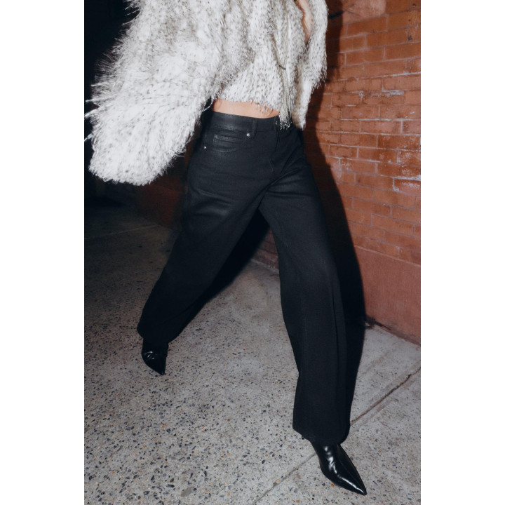 Джинсы z1975 regular fit с высокой посадкой и покрытием