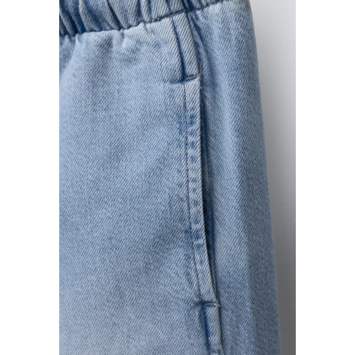 ДЖИНСЫ WIDE LEG СО ШНУРКАМИ