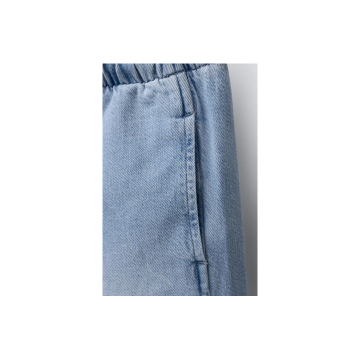 ДЖИНСЫ WIDE LEG СО ШНУРКАМИ