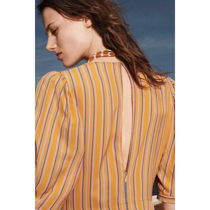 LIMITED EDITION STRIPED MIDI DRESS